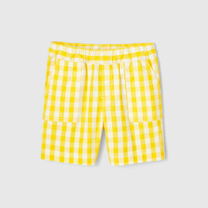 Toddler boy gingham shorts