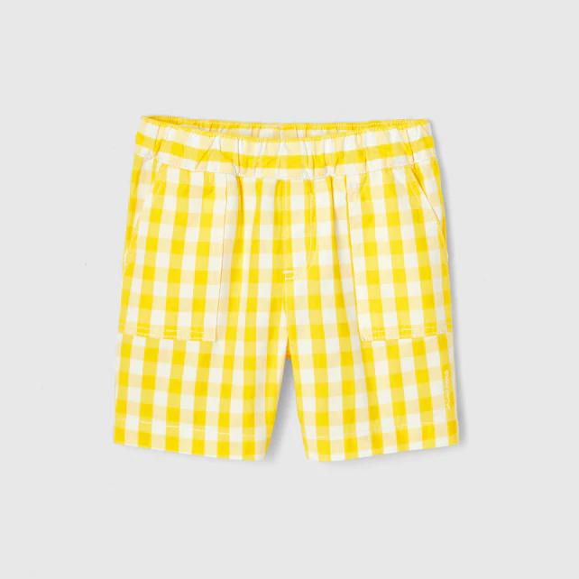 Toddler boy gingham shorts