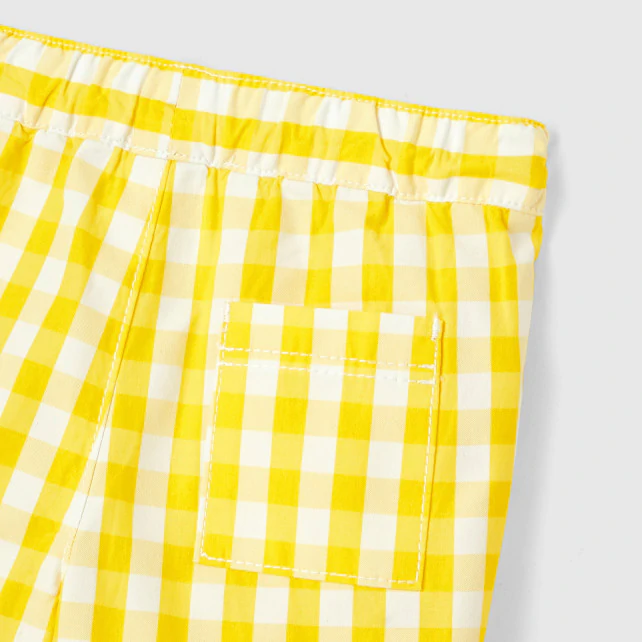 Toddler boy gingham shorts