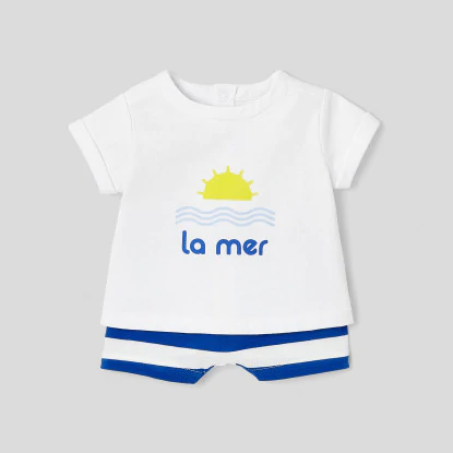 Baby boy shorts set