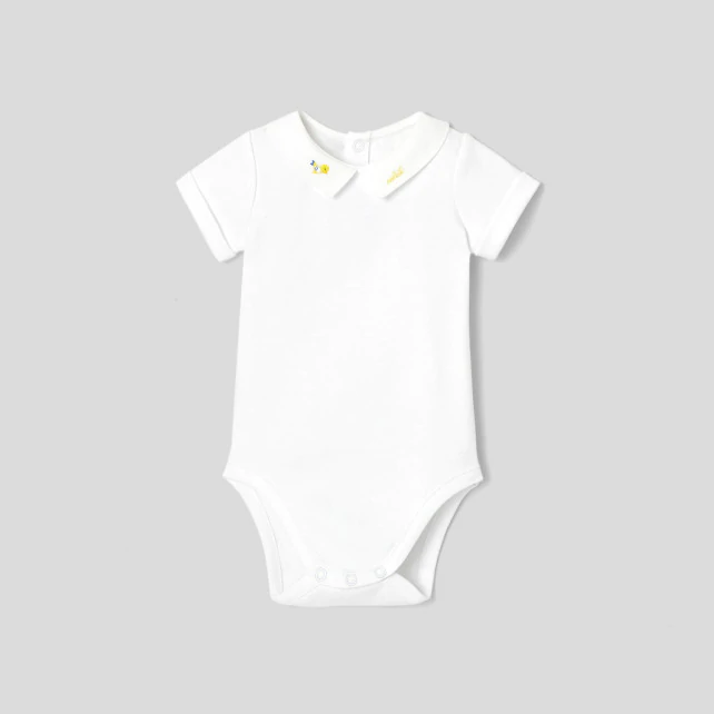 Baby boy short-sleeved bodysuit