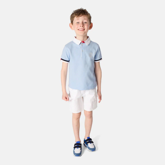 Boy short-sleeve polo shirt