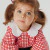 Toddler girl polka dot blouse