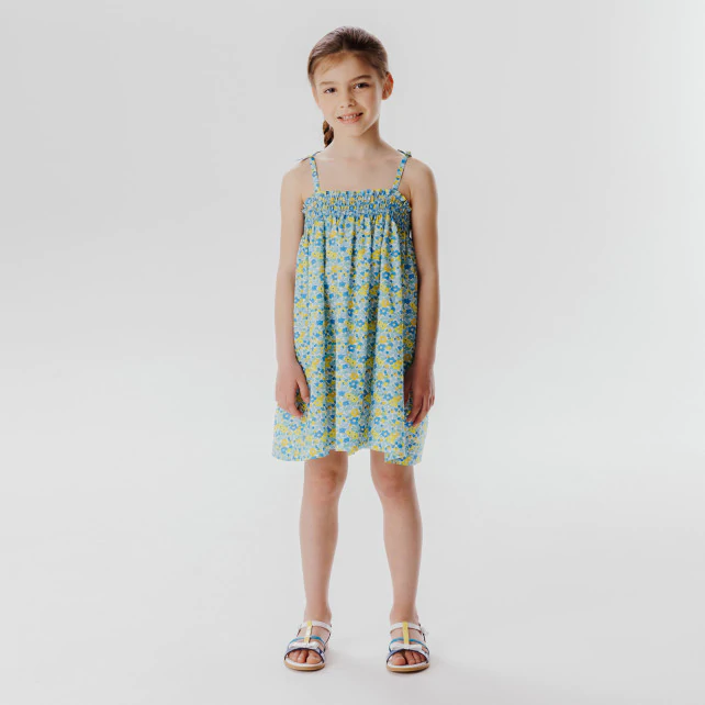 Girl Liberty print dress