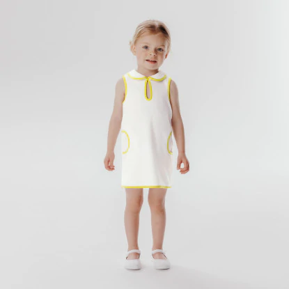 Toddler girl terry dress