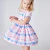 Girls’ checked dress