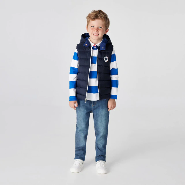 Boy reversible down jacket