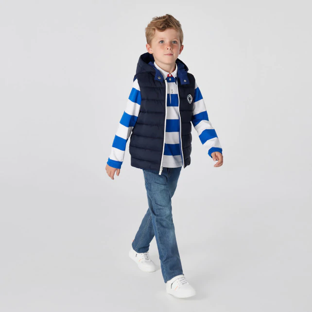 Boy reversible down jacket