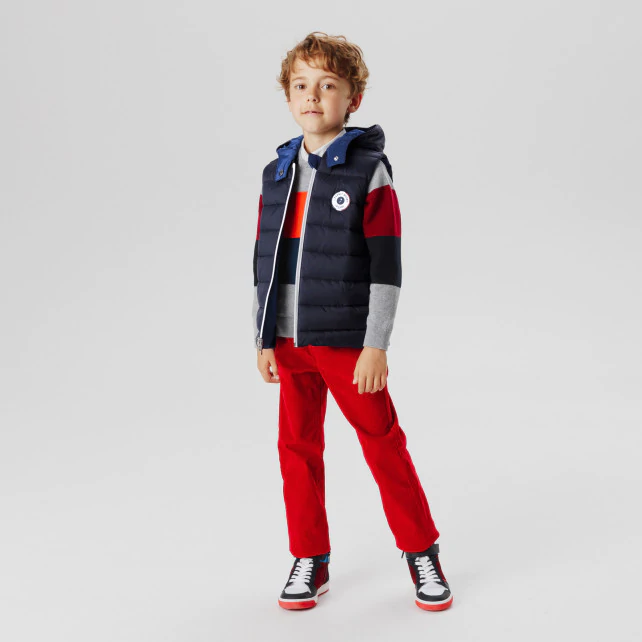 Boy reversible down jacket