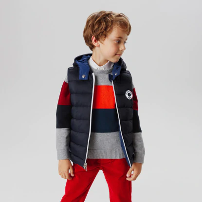 Boy reversible down jacket