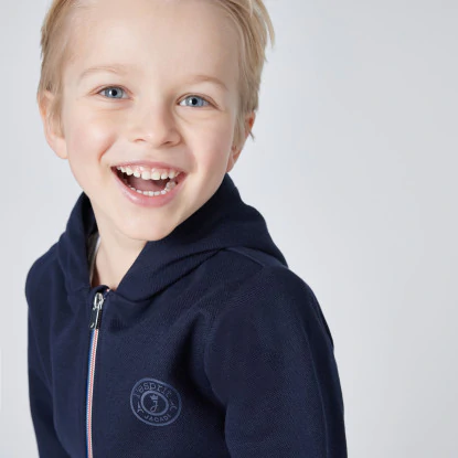 Boy zip-up sweatshirt