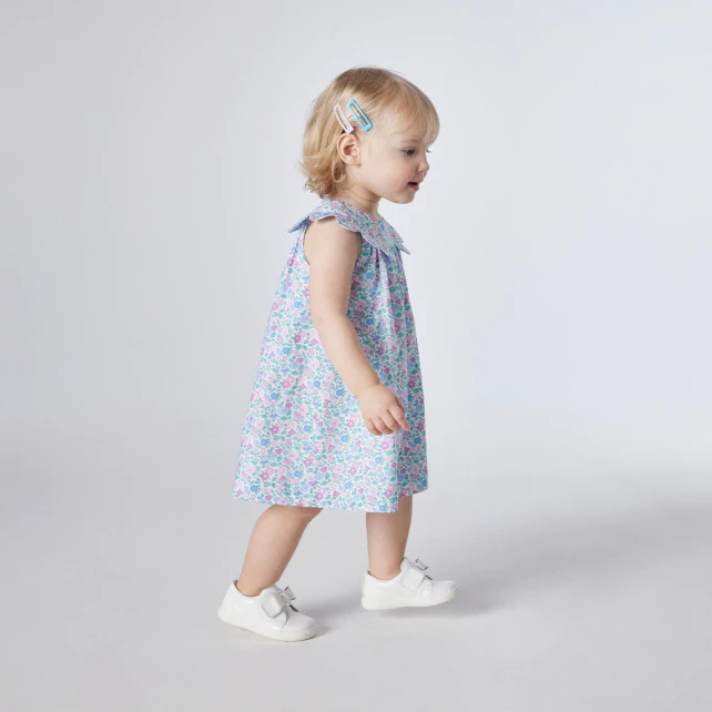 Toddler girl Liberty print dress