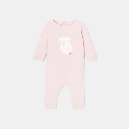 Baby girl knit onesie