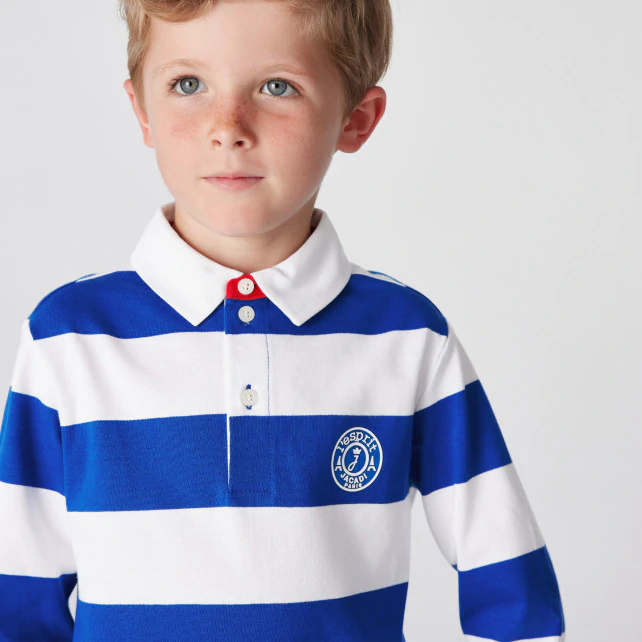 Boy long-sleeve polo shirt