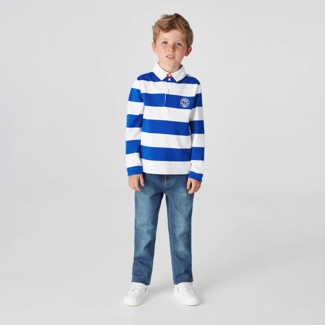 Boy long-sleeve polo shirt