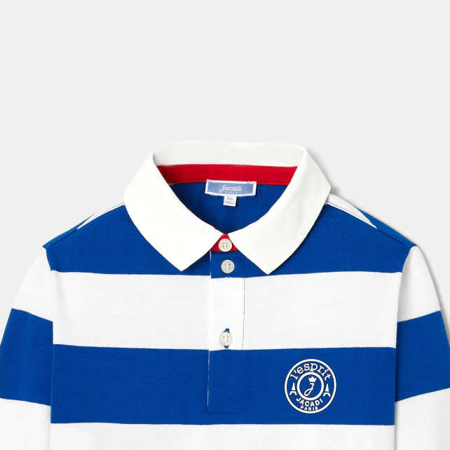 Boy long-sleeve polo shirt