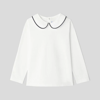 Girl peter pan collar t-shirt