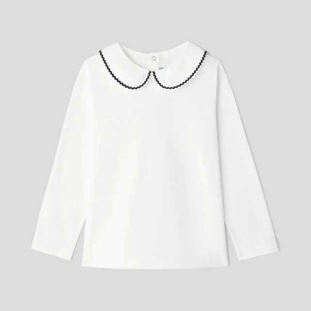 Girl peter pan collar t-shirt