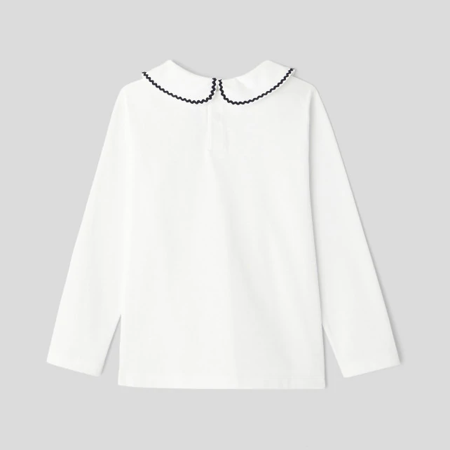 Girl peter pan collar t-shirt