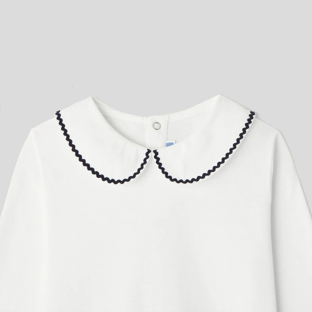 Girl peter pan collar t-shirt