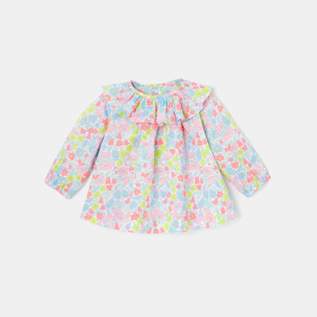 Baby girl Liberty fabric blouse