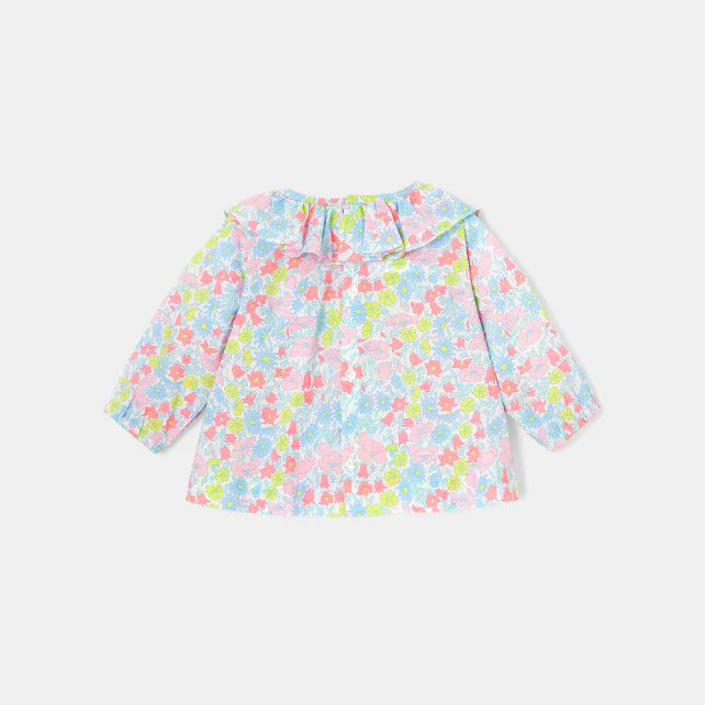 Baby girl Liberty fabric blouse