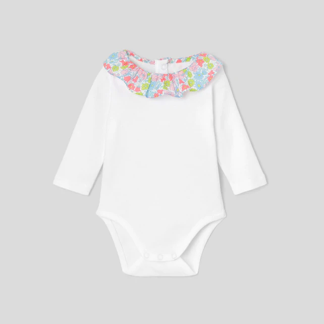 Baby girl long sleeve bodysuit