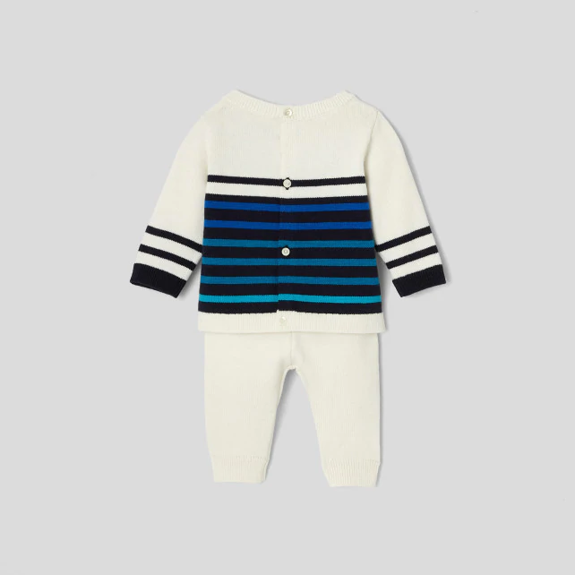 Baby boy knit ensemble