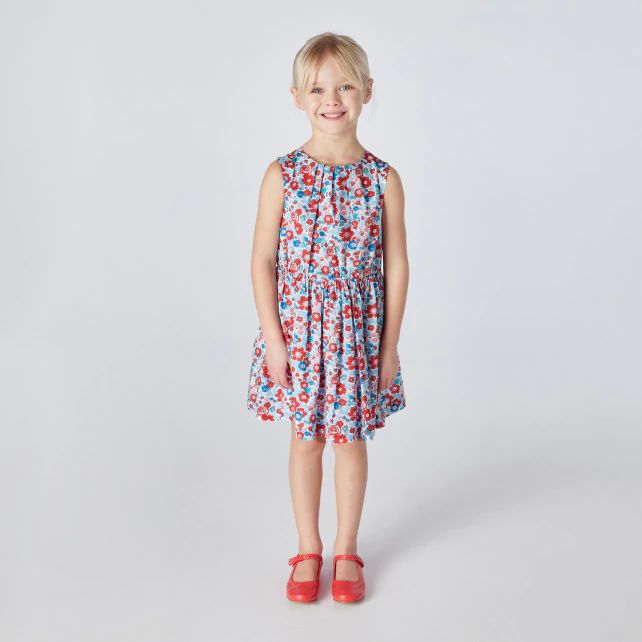 Girl Liberty print dress