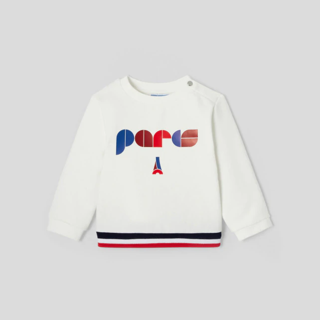 Baby boy fleece sweatshirt