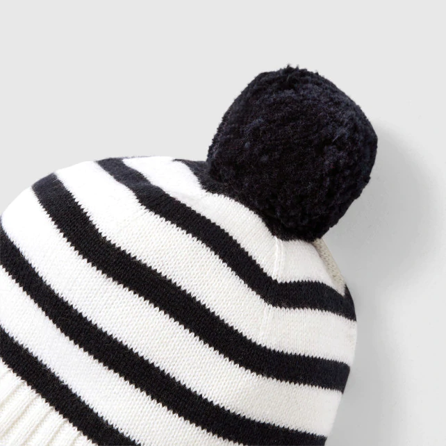 Baby boy striped beanie