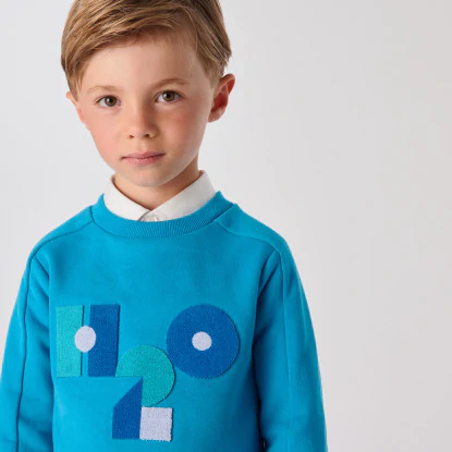 Boy fleece sweatshirt