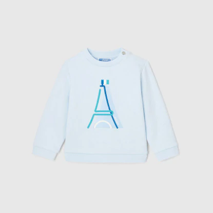 Baby boy fleece sweatshirt