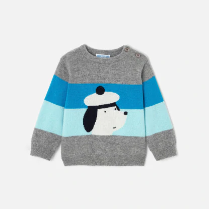 Baby boy cashmere jumper