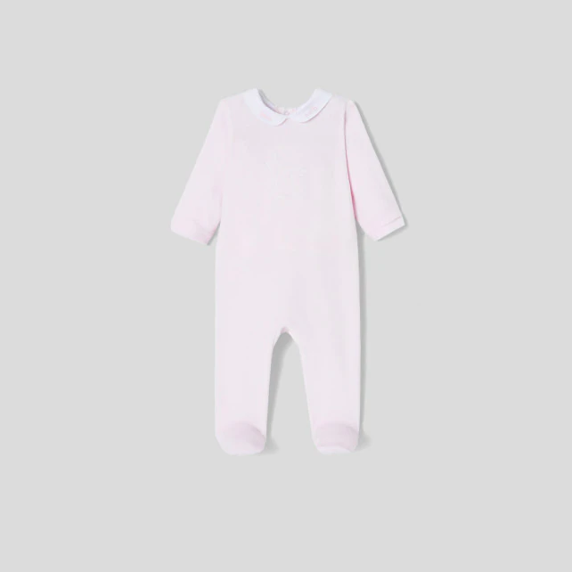 Baby girl velvet pyjamas