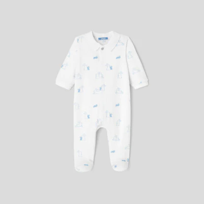 Baby boy velour pyjamas