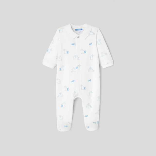 Baby boy velour pyjamas