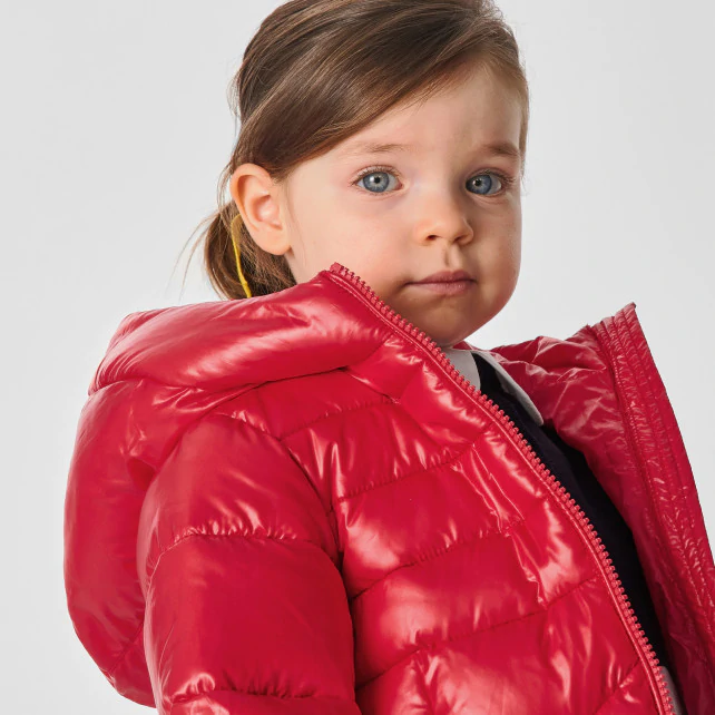 Baby girl down jacket