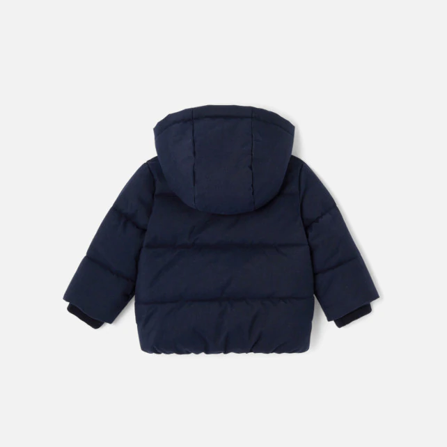 Baby boy flannel style down jacket