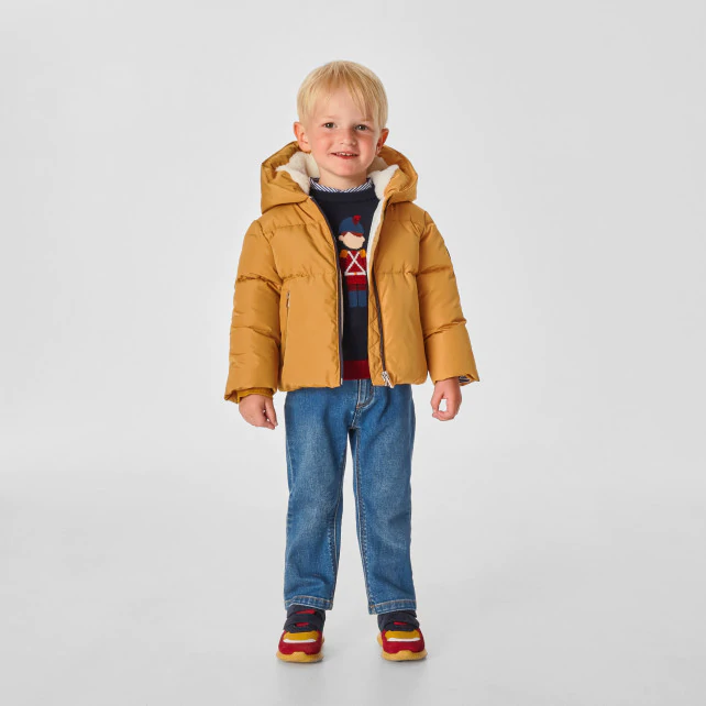 Baby boy mid-length down jacket