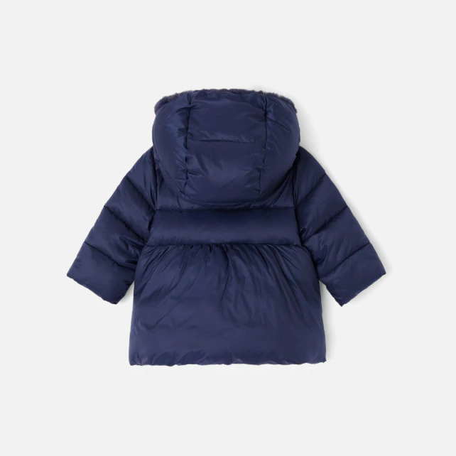 Baby girl mid-length down jacket