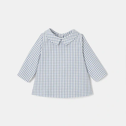 Baby boy checkered blouse