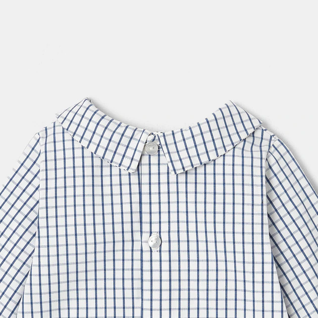 Baby boy checkered blouse