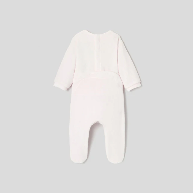 Baby girl velvet bouclette pyjamas