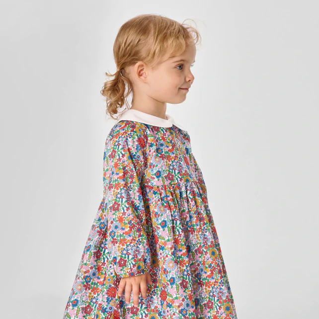 Baby girl Liberty fabric dress