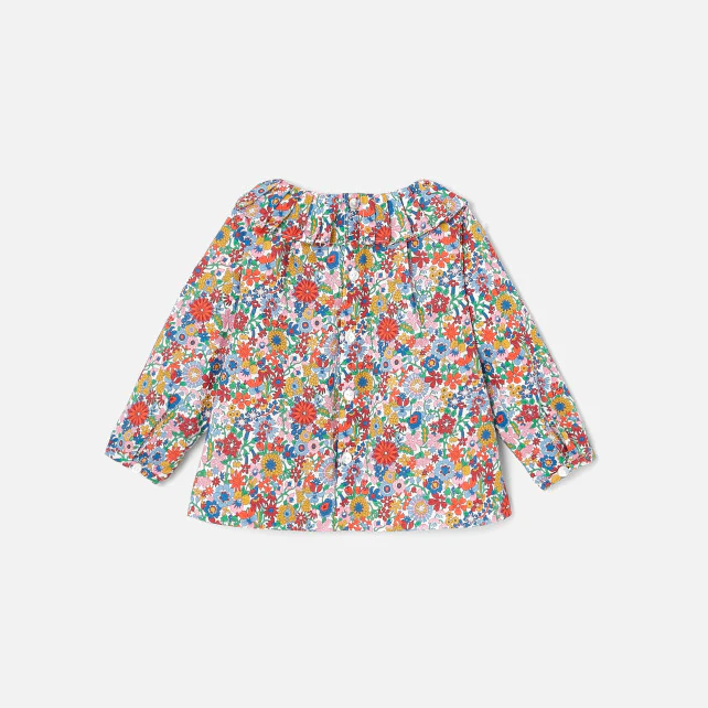 Baby girl Liberty fabric blouse