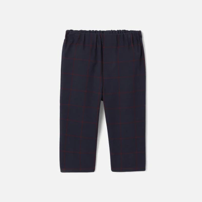 Baby boy checkered trousers