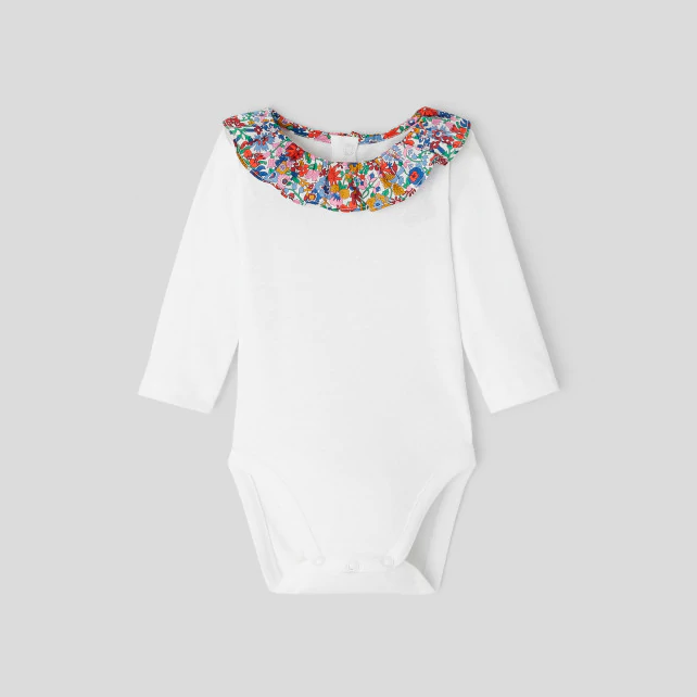 Baby girl long sleeve bodysuit