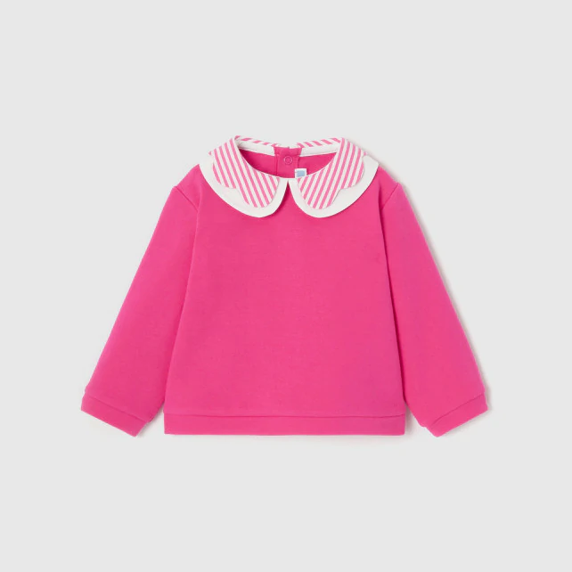 Baby girl fleece sweatshirt