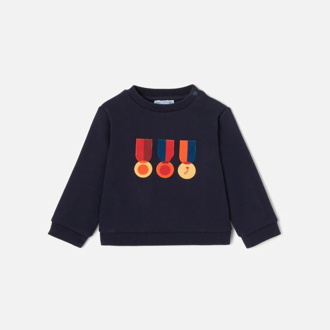 Baby boy fleece sweatshirt